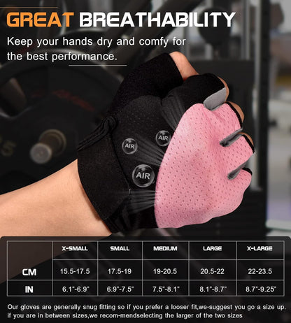 sunnex Guantes de gimnasio, guantes de entrenamiento