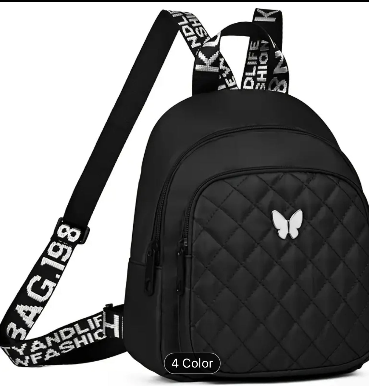 Mochila de Nylon para Mujer, Estilo Casual .