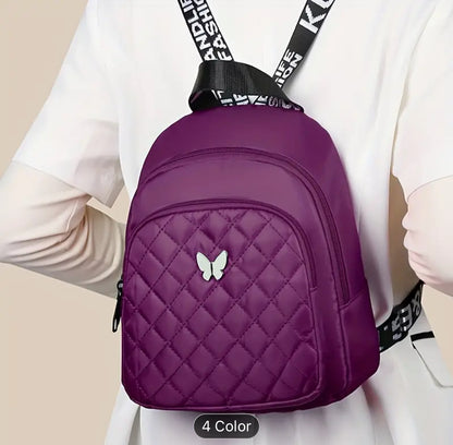 Mochila de Nylon para Mujer, Estilo Casual .