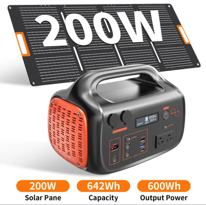 Generador solar de 600 wh